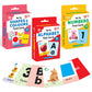 Little Berry Big Flash Cards For Kids: Alphabets, Numbers, Shapes & Colours (Set Of 3) | 96 DoubleSided Picture Cards | Early L