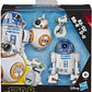Star Wars Galaxy Of Adventures R2-D2, Bb-8, D-O Action Figure 3 Pack, 5' Scale Droid Toys With Fun Action Features, Kids Ages 4 & Up