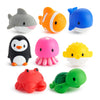 Munchkin Ocean Squirts Bath Toy - 8 Pack - Colorful Bath Fun for Kids - Model 18004