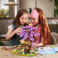 Sitodier Cherry Blossom Tree House Building Toy, 880Pcs Cherry Blossom Bonsai Building Set With Led Light For Girls Aged 6-14, Flowers House Construction Set For Kids 6 7 8 9 10 11 12+