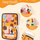 Heypappy Busy Board, 12 in 1 Busy Book Learning Sensory Toys for Toddlers with Fine Motor Skills, Busy Book Toys with Backpack S