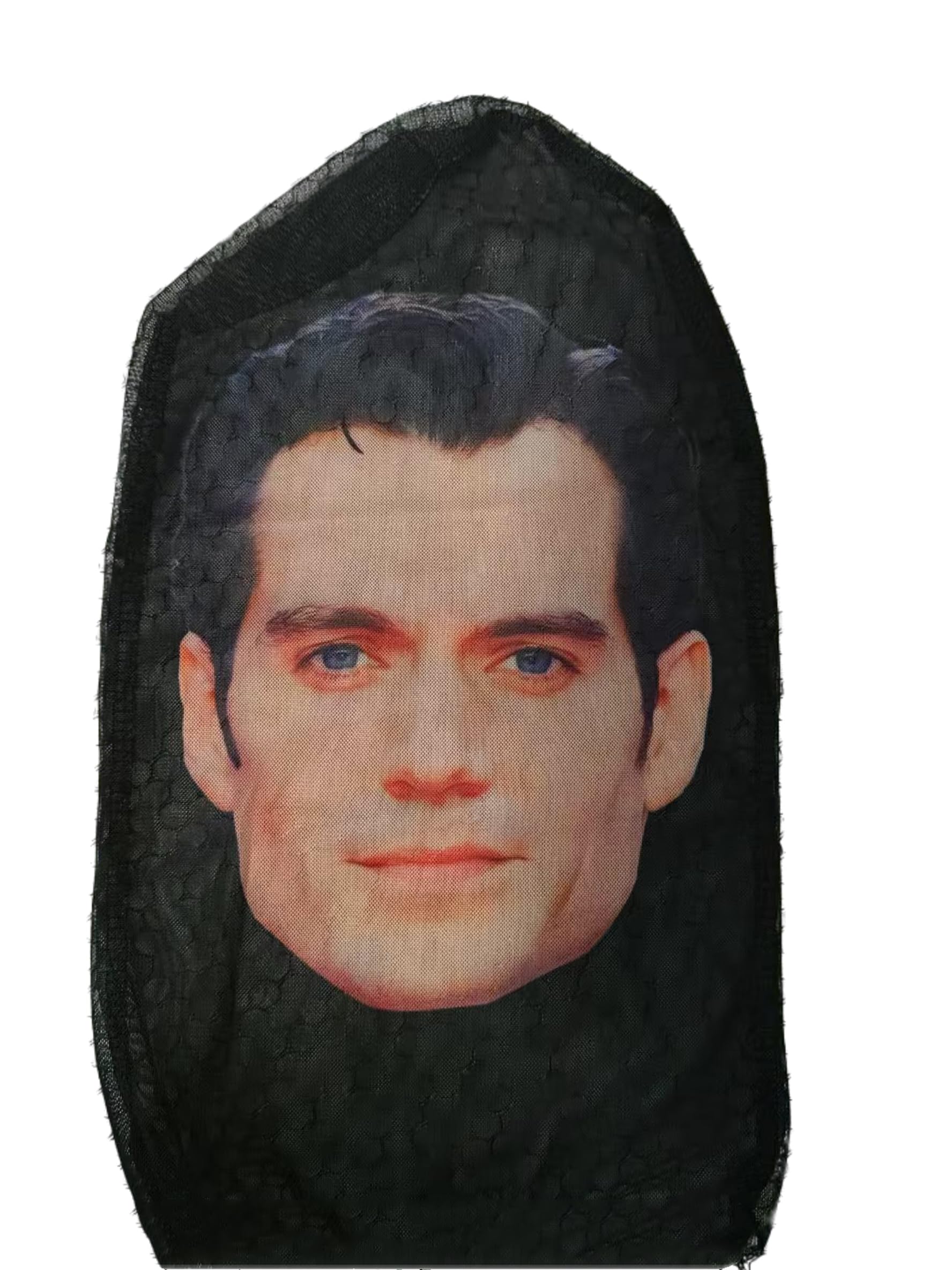 Celebrity Pdiddy Face Mesh Mask, Realistic Rapper Face Sheisty Mask Head, Full Face Funny Baraklava Hat, Cosplay Prop (Henrysupe