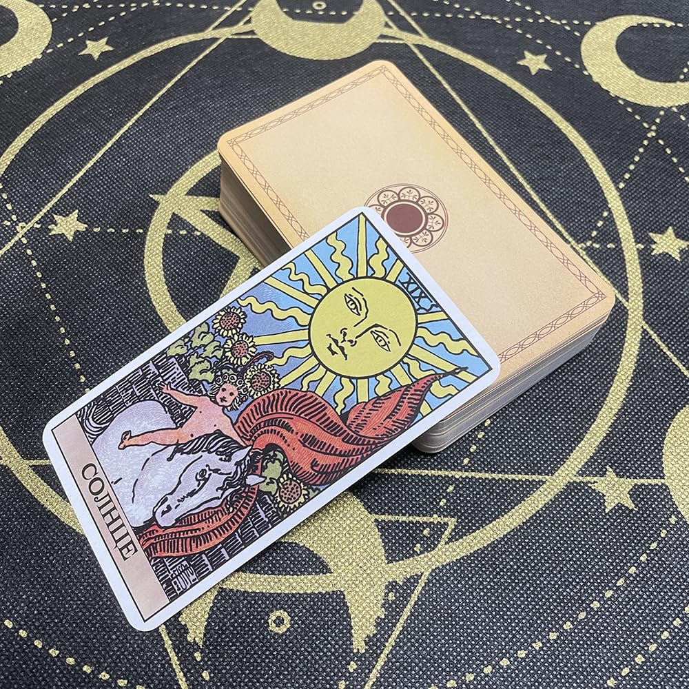 Zhqgyn Tarot Cards In Russian Language - Classic 78 Card Deck For Beginners With Meanings