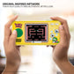 My Arcade Pocket Player Handheld Game Console - 3 Built-in Games, Small, Yellow, Model DGUNL-3248, Full Color Display, Speaker, Headphone Jack