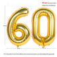 40 Inch Gold Number Balloons Helium Foil Mylar Balloon Birthday Party Banquet Decoration 60