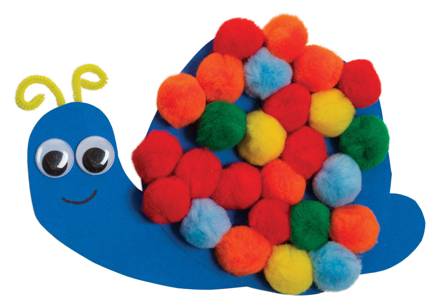 Creativity Street Bright Hues Pom Pons, 1-Inch, 50-Pack (AC8113-01)