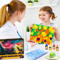 Coodoo Water Marbling Paint for Kids - Arts & Crafts Kit, A5 Size, Multicolor, Ideal for Ages 3-12