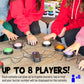 Teacher's Choice Light Up Game Buzzer System - 8 Pack, Plastic, Multiple Colors, Unique Sounds for Trivia Games