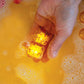 Glo Pals X Daniel Tiger'S Neighborhood Water-Activated Bath Toy With 6 Reusable Light-Up Cubes For Sensory Play (Cubes With Character)