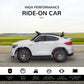 Aosom 12V Ride On Toy Car For Kids With Remote Control, Mercedes Benz Amg Glc63S Coupe, 2 Speed, With Mp3, Electric Light, Horn, Suspension, White