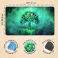 Paramint Forest Ethereal Mana (Stitched) - MTG Playmat - Compatible with Magic The Gathering Playmat - Play MTG, YuGiOh, TCG - O