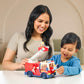 Bluey Firetruck Toy with Exclusive Firefighter Bingo & Bob Bilby Figures, Multicolor, Model 17610, Includes Sticker Sheet