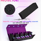 Uaono Card Deck Box With Dice Tray For Mtg, 5 In 1 Card Deck Case Holds 800+ Unsleeved Cards, Strong Magnet Card Organizer Compatible With Yugioh Tcg Sports Cards (Black Purple)