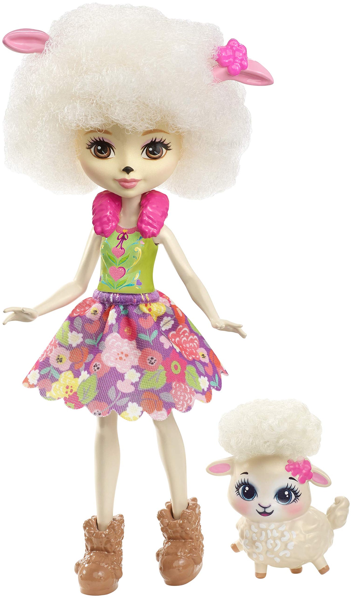 Mattel Enchantimals Sancha Squirrel Doll & Stumper Figure, 6" Plastic, Colours, Model FMT61