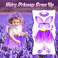 Hamsily Unicorn Costume & Fairy Costume For Girls: Princess Dress Up Clothes For Little Girls, Toddler Costume With Tutu, Wings, And Shoes Princess Costume For Age 3 4 5 6 Year Old Girl Birthday Gifts