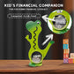 squacco Wooden Dinosaur Piggy Bank for Kids - Personalized Green Dino - One Size Money Saving Box