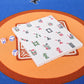 Gustaria American Mahjong Game Set, 166 White Tiles, 4 All-In-One Color Rack/Pushers, Complete Mahongg Tile Set, Printed Carrying Bag