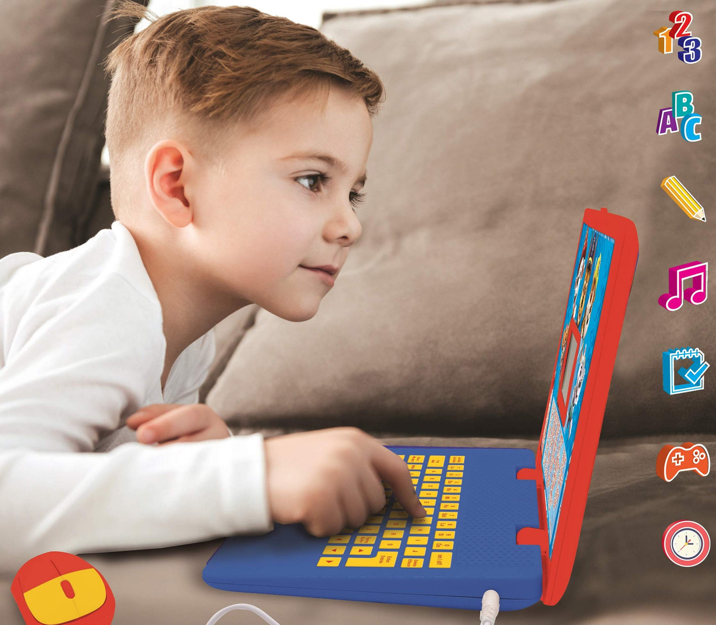Lexibook Paw Patrol - Educational And Bilingual Laptop Spanish/English - Toy For Child Kid (Boys & Girls) 124 Activities, Learn