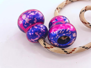L-Shizuku Begleri Fidget Beads - Worry Fidget Beads Spin & Bump - Made Of Aluminum Alloy - For Men Women Youngs Skill Players Cr