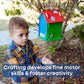 12 Diy Bird House Kits For Children To Build - Wood Birdhouse Kits For Kids To Paint - Unfinished Wood Bird Houses To Paint For