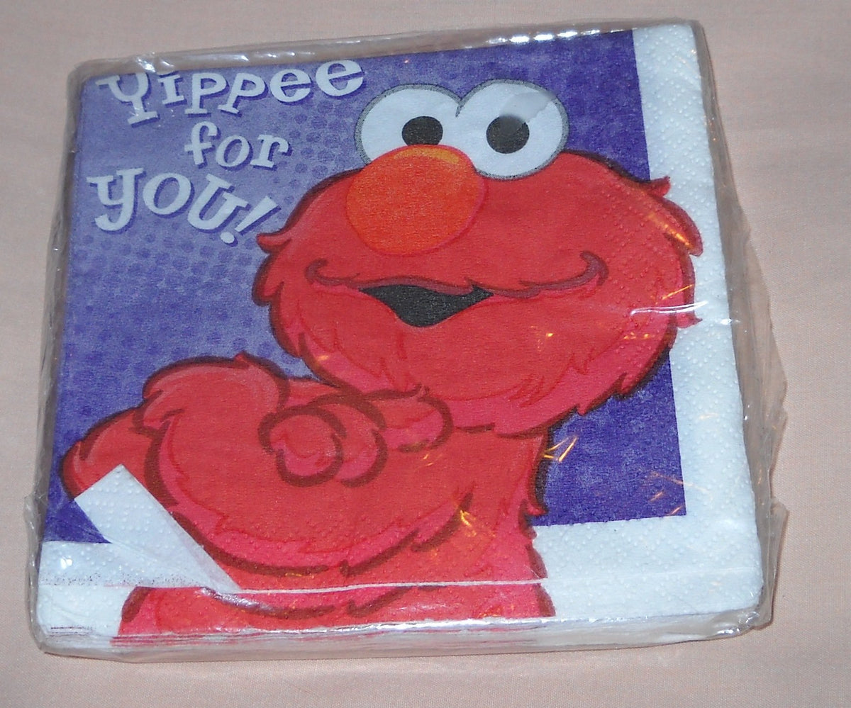 Hooray For Elmo Beverage Party Napkins 16ct