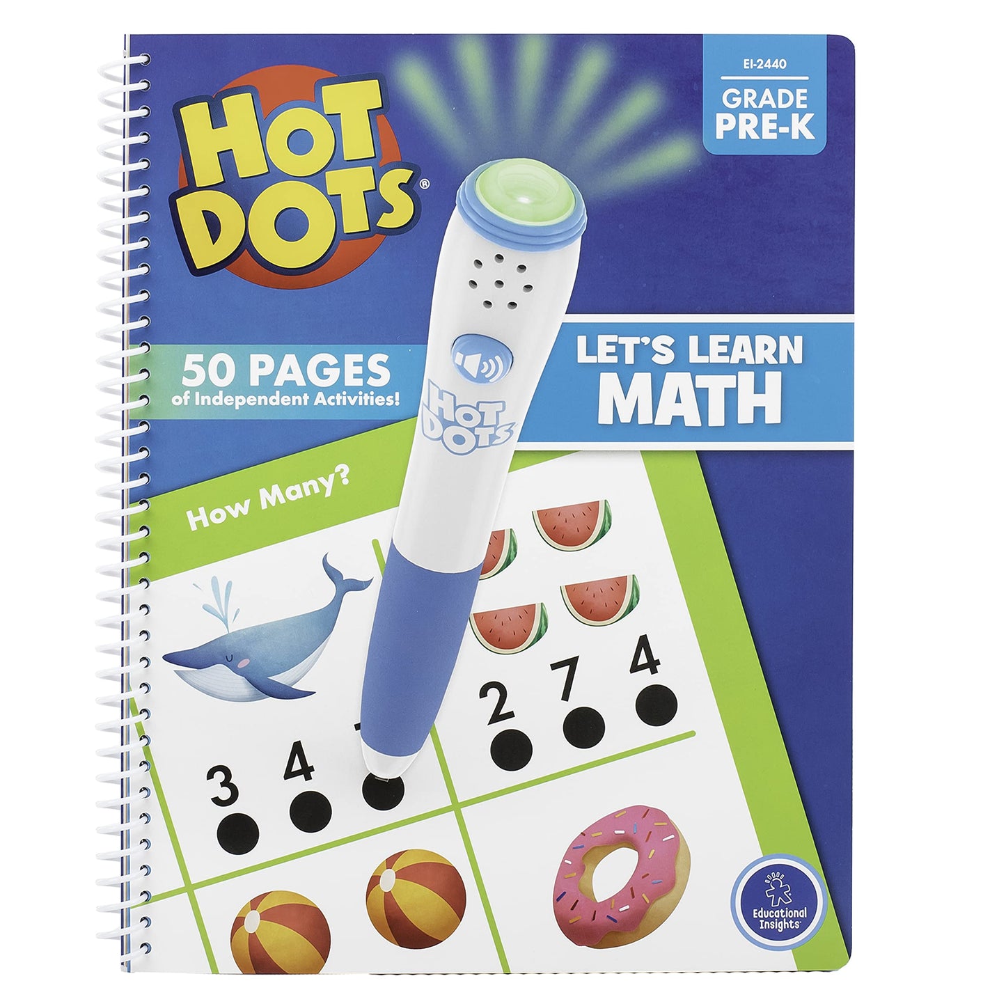 Hot Dots Lets Learn Pre-K Math