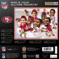 MasterPieces 500 Piece Sports Jigsaw Puzzle for Adults - NFL San Francisco 49ers All-Time Greats - 15x21