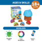 Learning Resources Spike The Fine Motor Hedgehog Sensory Tree House - 7 Pieces, Ages 18+ Months Fine Motor And Sensory Toy, Todd