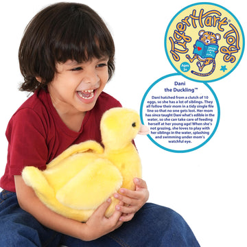 Tigerhart Dani The Duckling - 10.5 Inch Stuffed Animal Plush Duck
