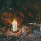 Nuanchu Halloween Large Figure Image Candle Spooky Candle Holder Skeleton Candle Soy Wax Candles Home Decor for Halloween Birthd