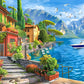 Seaside Resort 1000 Piece Puzzle for mature-themeds  Sea Town Puzzles for mature-themeds 1000 Pieces  Jigsaw Puzzles 1000 Pieces Seashore Yacht City Landscape Puzzle for mature-themeds Teens Seniors Gift Challenging Game