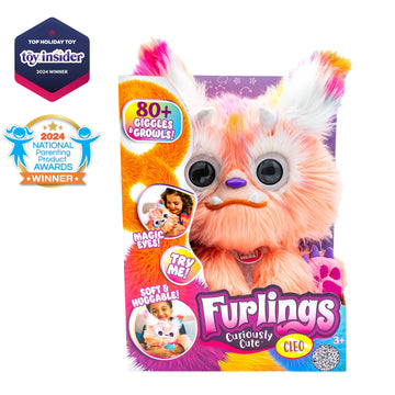 Furlings Cleo - 13'' Interactive Plush Toy, 80+ Sounds & Animations, Gift For Girls & Boys 3+