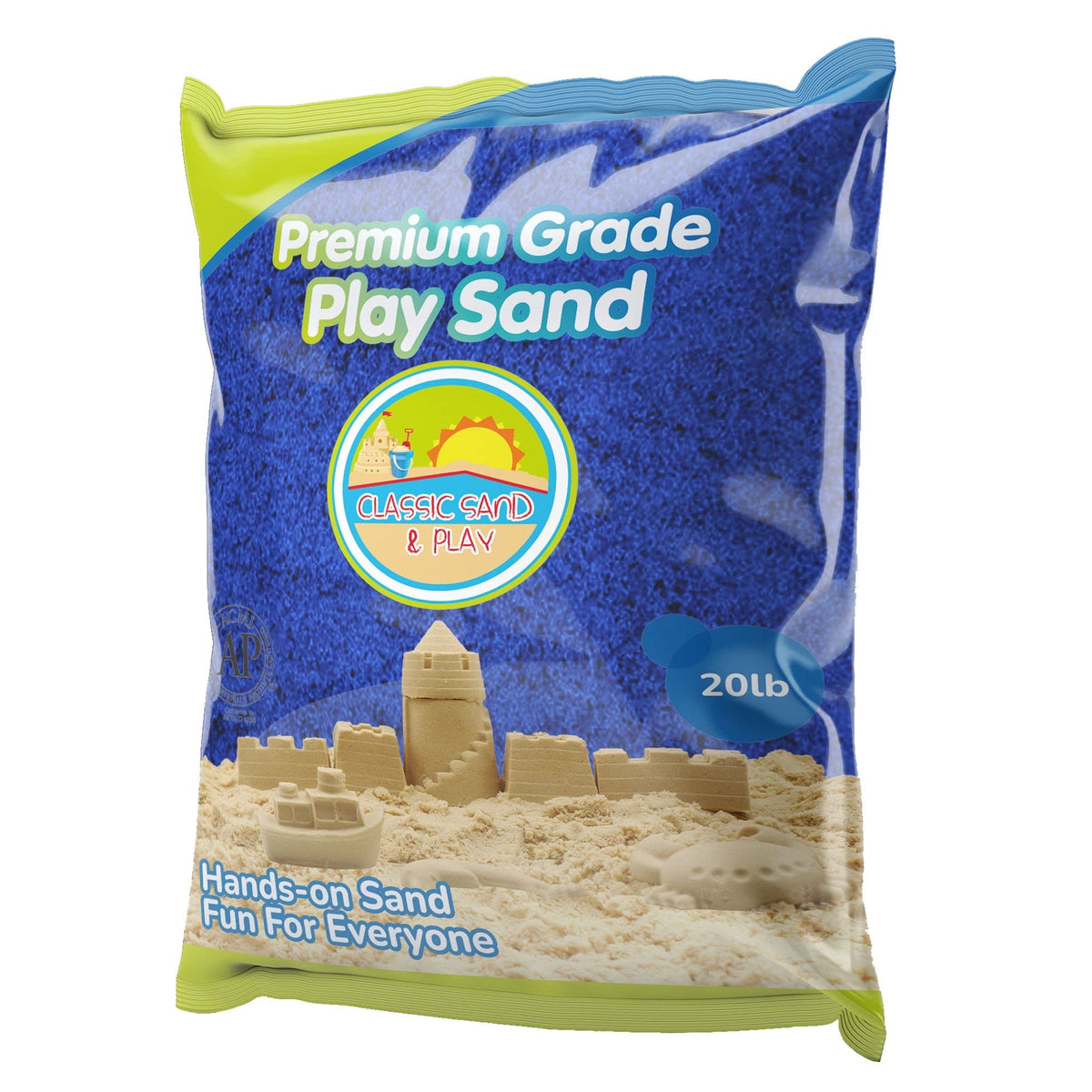 Classic Sand And Play Blue Colored Play Sand, 20 Lb. Bag, Natural And ...