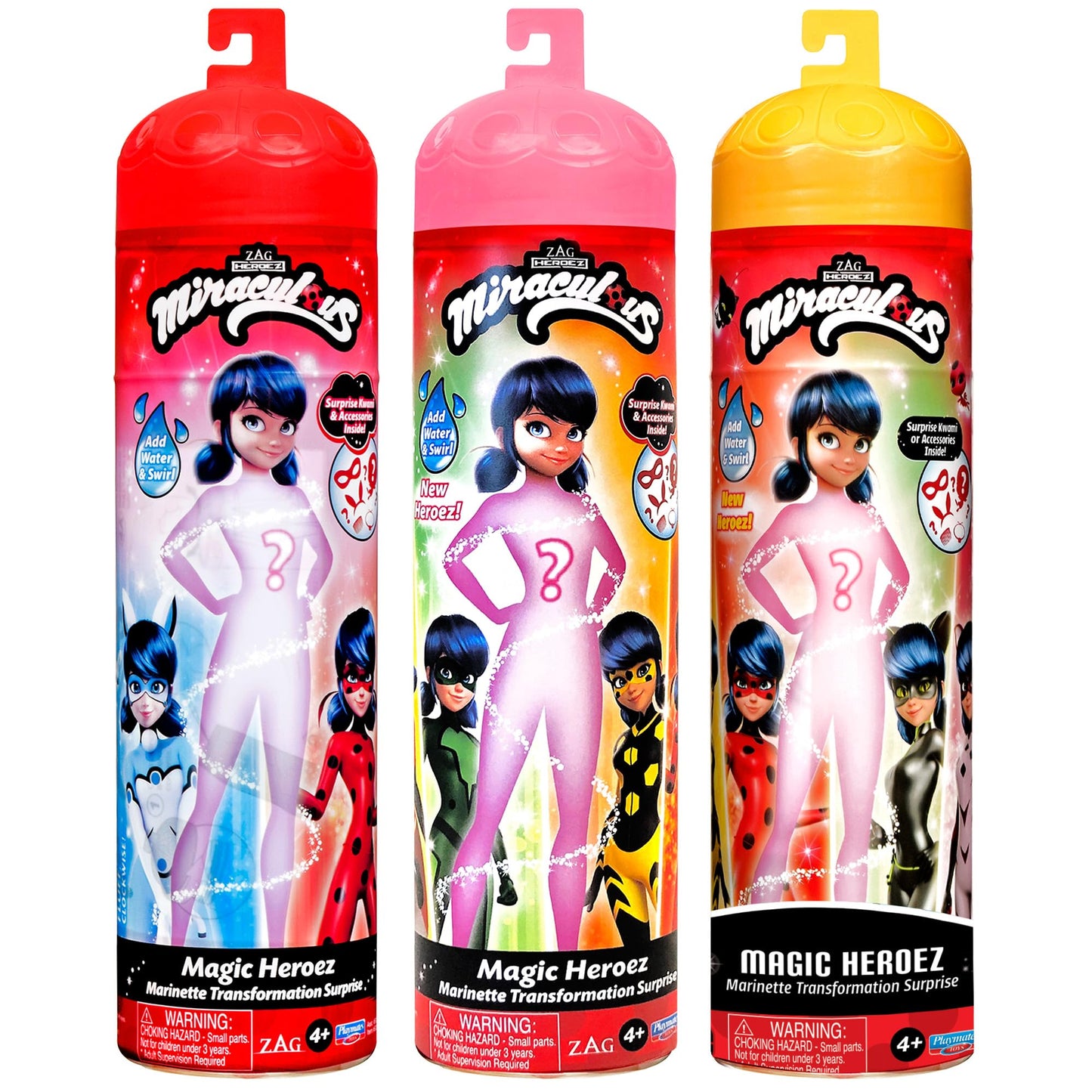 Miraculous Ladybug Magic Heroez Transformation Surprise - 10.5" Black Plastic, Model 50391