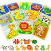 Toy Life Wooden Toddler Puzzles For 1-3, Montessori Toys For 1 2 3 Year Old, Animals Puzzles For Toddlers 2-4, Kids Wood Puzzle