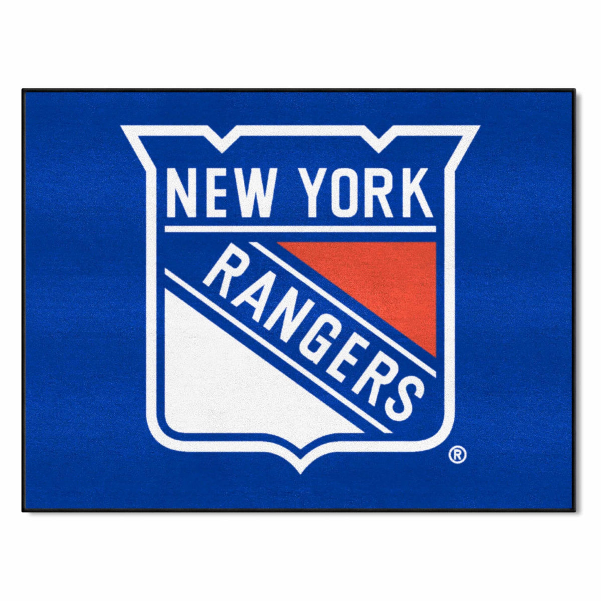 FANMATS 10470 NHL - New York Rangers All-Star Mat | Blue | 33.75x42.5 | Shield Primary Logo