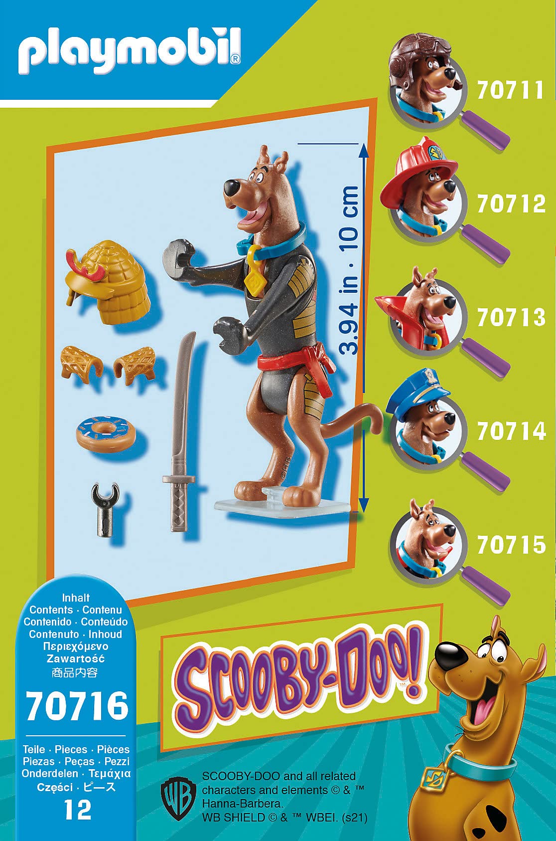 Playmobil - Scooby-Doo! Collectible Samurai Figure