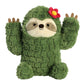 Aurora Whimsical Cactus Kingdom Cactus Sloth Stuffed Animal - Aesthetic Appeal - Comforting Cuddles - Green 10 Inches