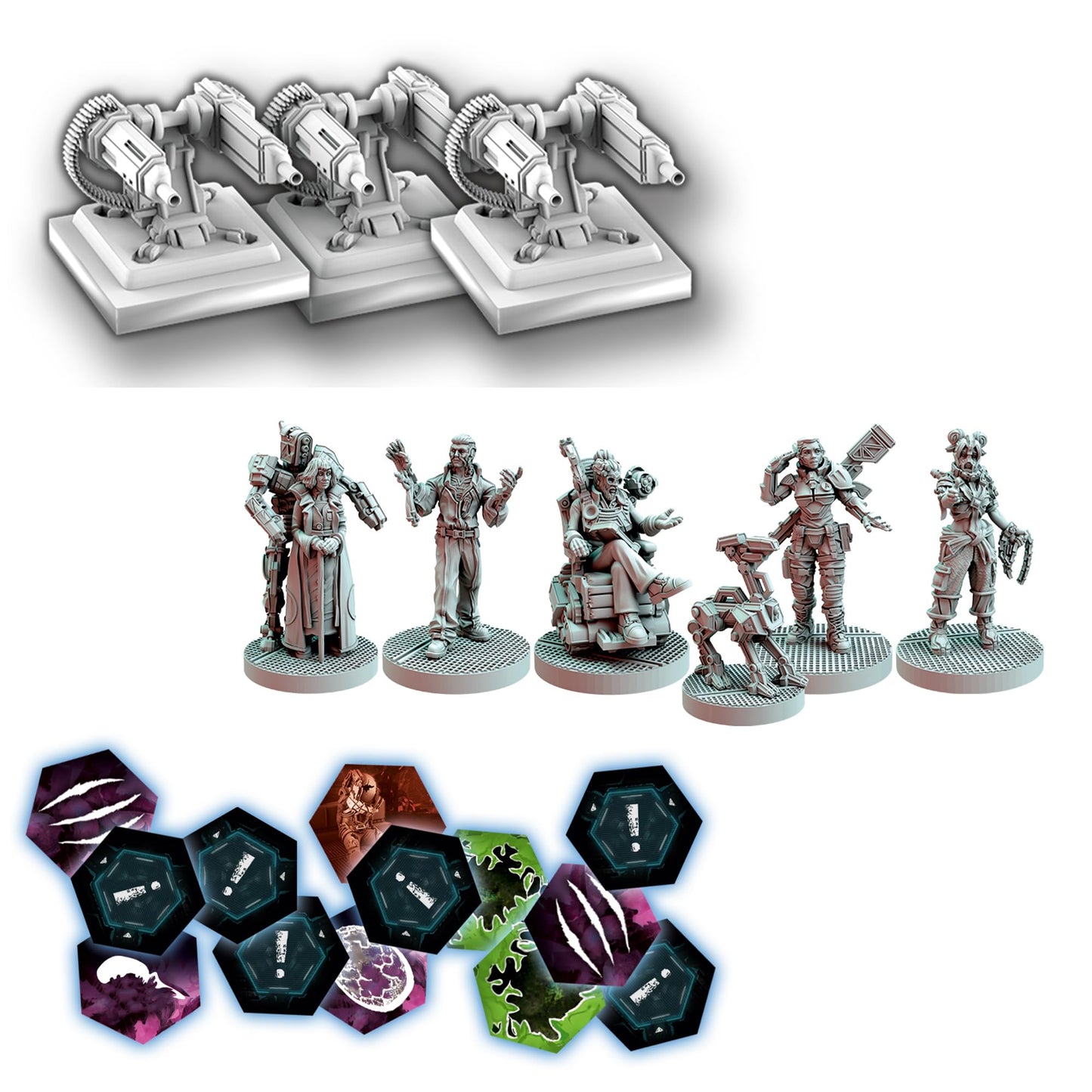 Rebel Studio Nemesis Aftermath Board Game - 5 New Characters, Cooperative Strategy, 1-5 Players, 45-60 Min Playtime, Multicolor, NEM010