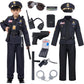 Spooktacular Creations Halloween Police Costume for Kids, Black, Medium (8-10 yrs), Polyester, Toddler RolePlay Outfit