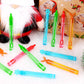 SULOLI 36 Pack Christmas Bubble Wands, Xmas Mini Bubble Wands Party Favors Christmas Goodie Bag Stuffers Christmas Toys Gift for