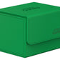 Ultimate Guard Sidewinder 100+, Deck Box For 100 Double-Sleeved Tcg Cards, Green, Magnetic Closure & Microfiber Inner Lining For Secure Storage