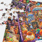Springbok's Grandma's Halloween Party 1000 Piece Jigsaw Puzzle for Adutls Featues a Whimsical Halloween Scene for Puzzlers of All Ages