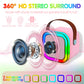 Mini Karaoke Machine For Kids Adults, Portable Bluetooth Speaker With 2 Wireless Microphones, Christmas Birthday Gifts Party Toy