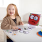 Tomy A Little Spot Mix And Match Kids' Craft Kit - Social Emotional Learning Activities - Sensory Play With Soft Felt Emotion Spots, Double-Sided Cards, And Easel - Based On The Books By Diane Alber