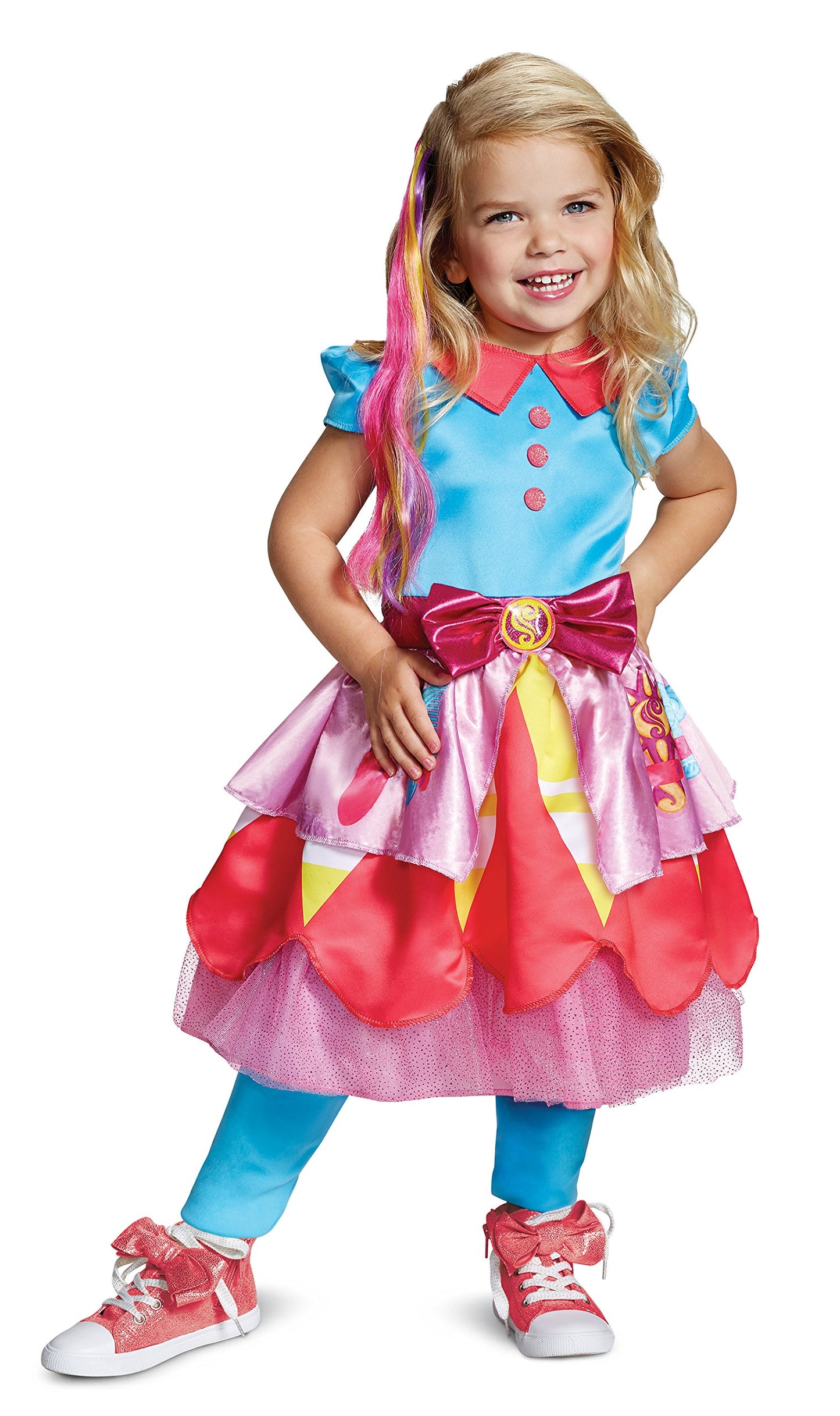 Disguise Sunny Deluxe Toddler Child Costume, Multi Color, Large/(4-6X)