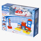 Bathblocks Floating Coast Guard Set, Red & Whte