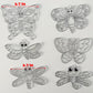 Ayhuhra 30 Sets Butterfly Suncatchers Crafts Kit Dragonfly Suncatcher DIY Window Paint Art Suncatcher Kits for Classroom Spring