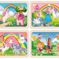 Puzzles For Kids Ages 4-6, 4 Pack Wooden Jigsaw Puzzles 24 Pieces The Castle Puzzle Preschool Educational Learning Toys Set For
