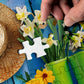 Colorful Flowers Puzzles For Adults 1000 Pieces, Beautiful Plant Pot Garden Floral Jigsaw Puzzles, Spring Tools Tulip Daisy Puzz